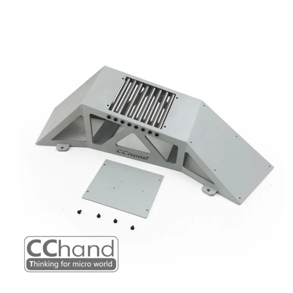 Obstacle todoterreno de Metal para camioneta de coche trepador de control remoto, pieza de mejora TAMIYA AXIAL JK, bricolaje, 1/10