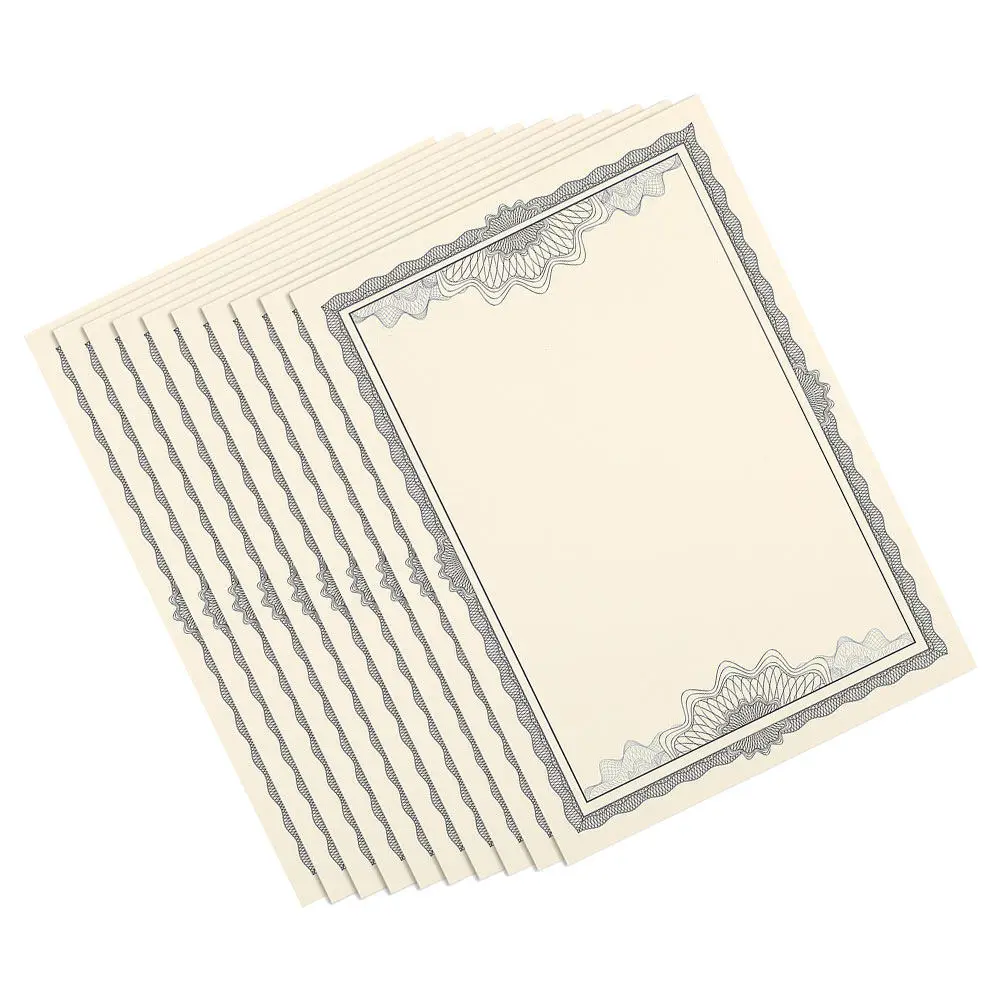 

15 Sheets Award Certificate Paper Printable Blank Cardstock A4 for Students Diplomas Recognition Documents Academic Certificates