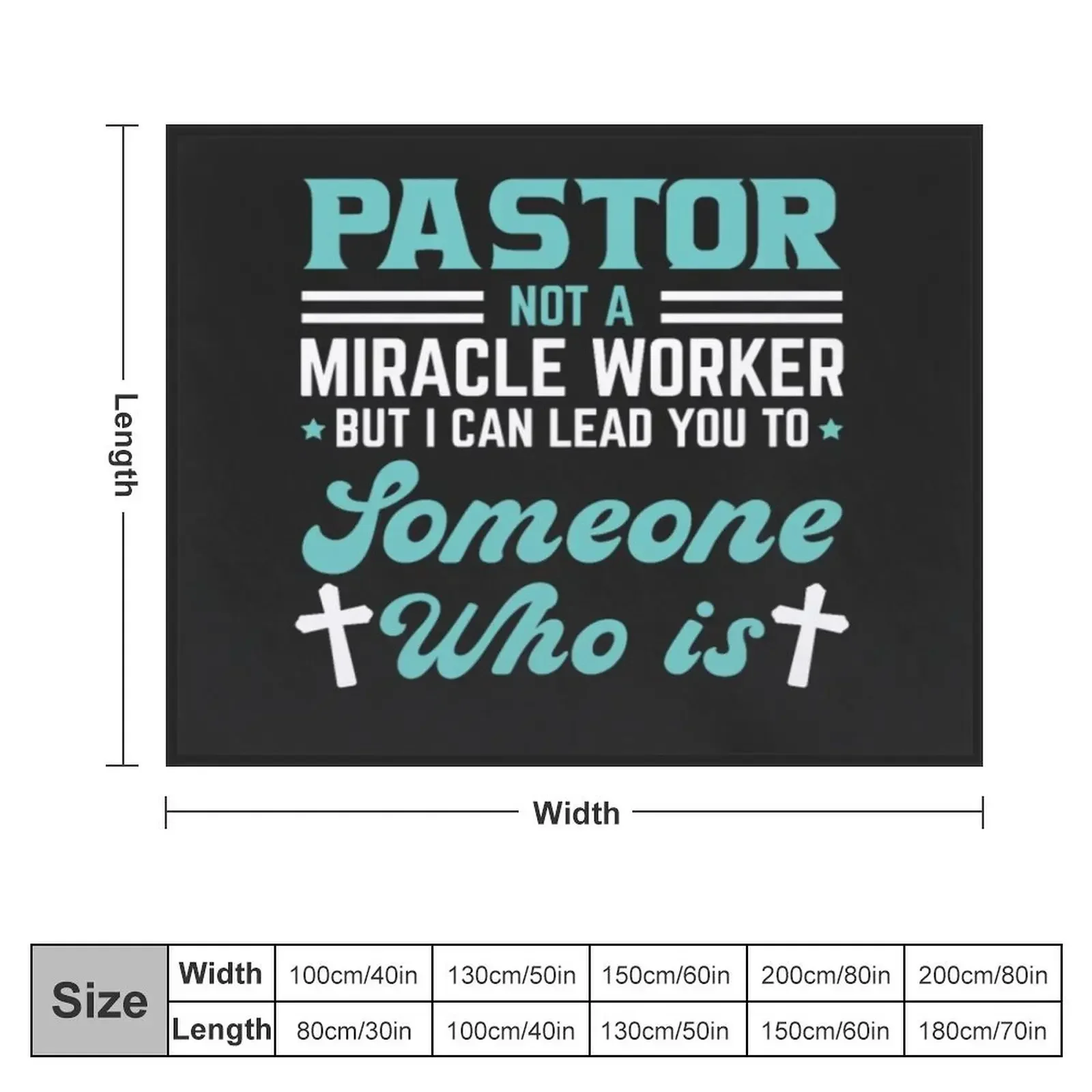 Pastor miracle worker someone who it Throw Blanket for sofa Blankets For Bed Sofa Throw valentine gift ideas Blankets