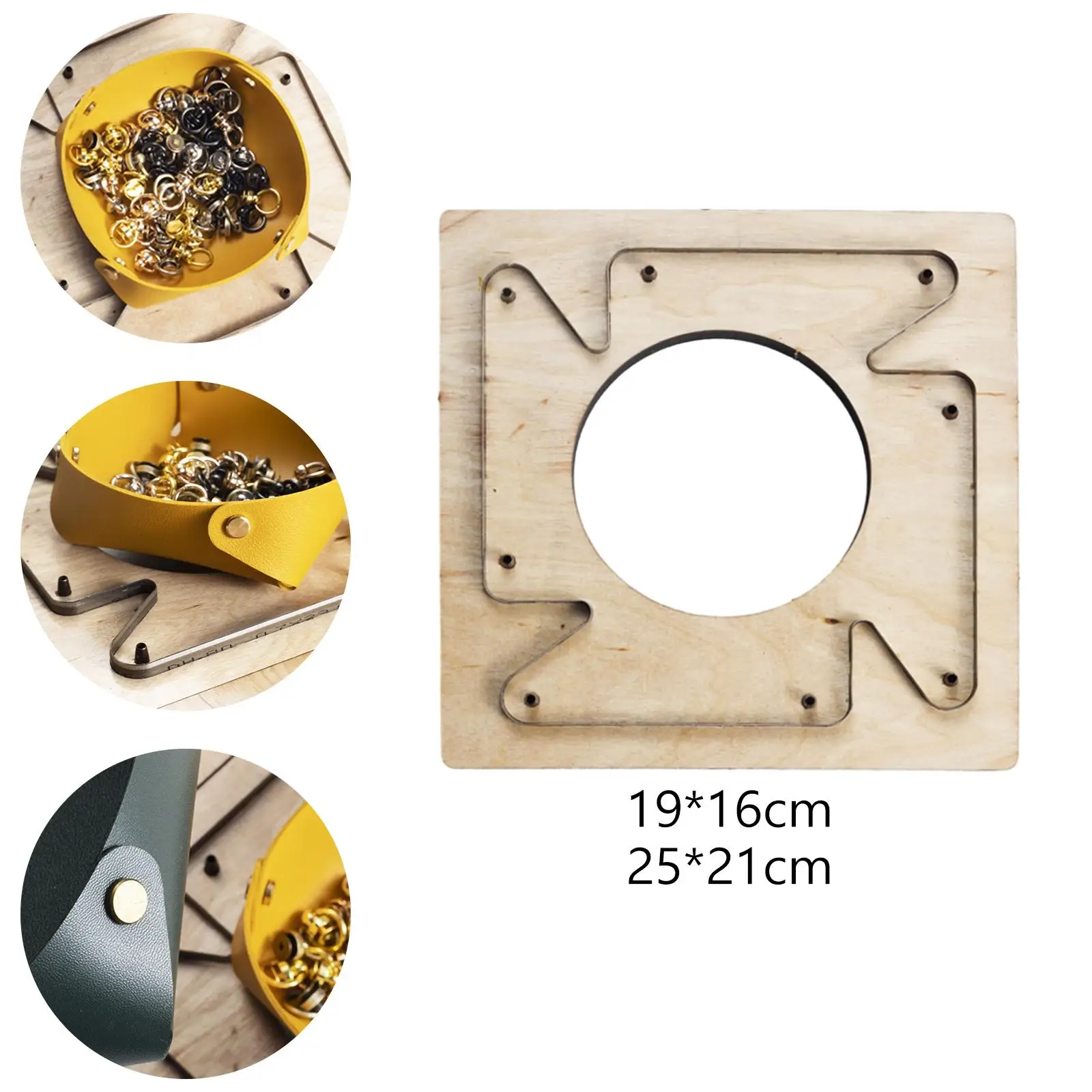 Leather Cut Mould Cutting Stencil Handmade Leather Cutting Moldel Leather Catchall for Tailor Starter Home Accessories