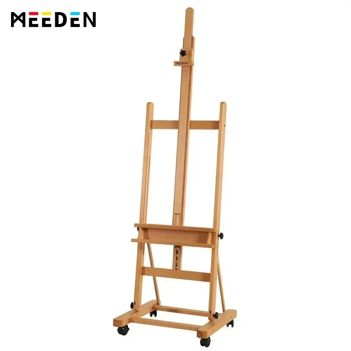 MEEDEN Beech Wood Professional Studio Stand Floor Large Easel for Artist