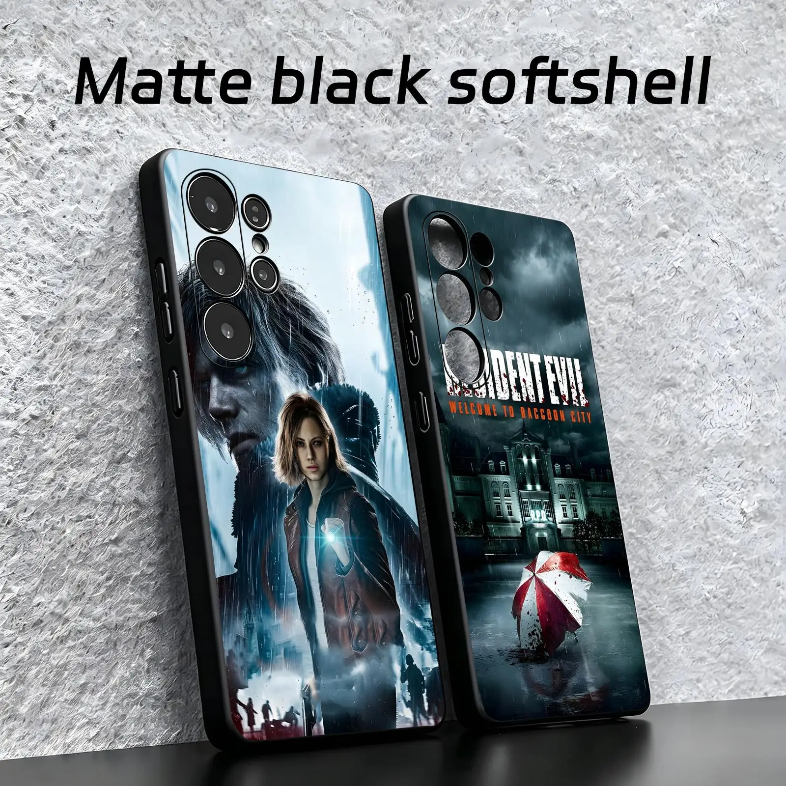 hot game Resident Evil  Phone Case For Samsung S26 S25 S24 S23 S22 S21 S20 Ultra Note20 Soft black Shockproof Cover