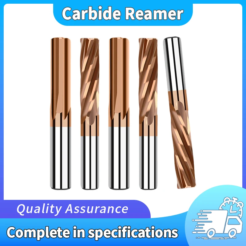 

Carbide Reamer 1-20mm Spiral Straight Flute H7 Chucking Hardened Steel Metal Cutter 4 6 Flute CNC Tool Carbide Machine Reamer