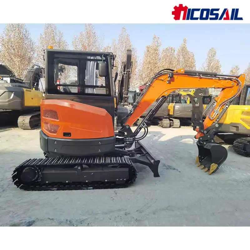 4ton Mini Excavator -  EUR5 Approved for Rough Terrain Construction & Orchard Development Work
