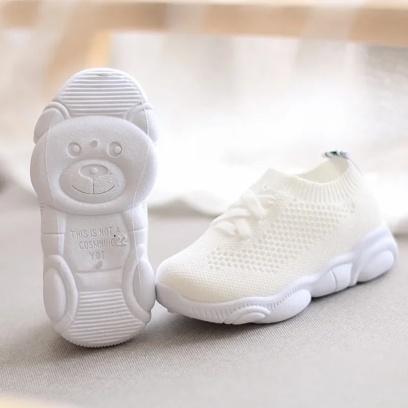 2023 New Autumn Kids Shoes Antislip Soft Bottom Baby Sneaker Sneakers  Children Size Girls Boys Sports Running Mesh