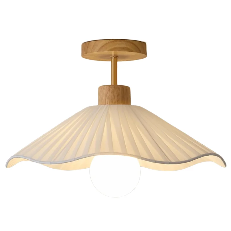 

RMWIN-потолочный светильник с полуприточным креплением, современный потолочный светильник в форме тканевого абажура, для спальни, гостиной, прихожей