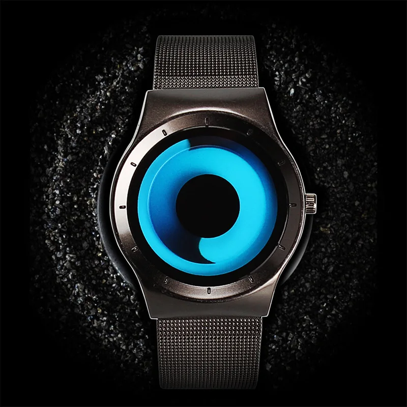 New Fashion Mens Watches Waterproof Starry Sky Swirl Element Dial Sports  Watch for Men Business Quartz Wristwatch Male Clock