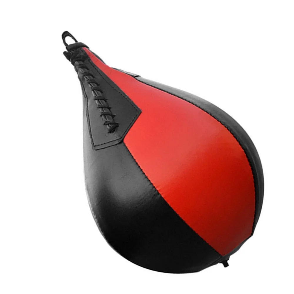 4pcs Durable PVC Speed Bag Lightweight Stitched Punching Ball Inflatable with Pump Hanging Punching Bag MMA Training