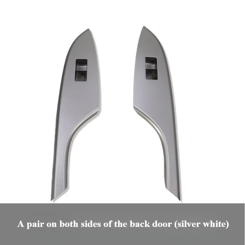 

Glb For Corolla Door Glass Lift Switch Panel 2007-2013 Window Lift Control Switch Panel Cover Frame Silvery White