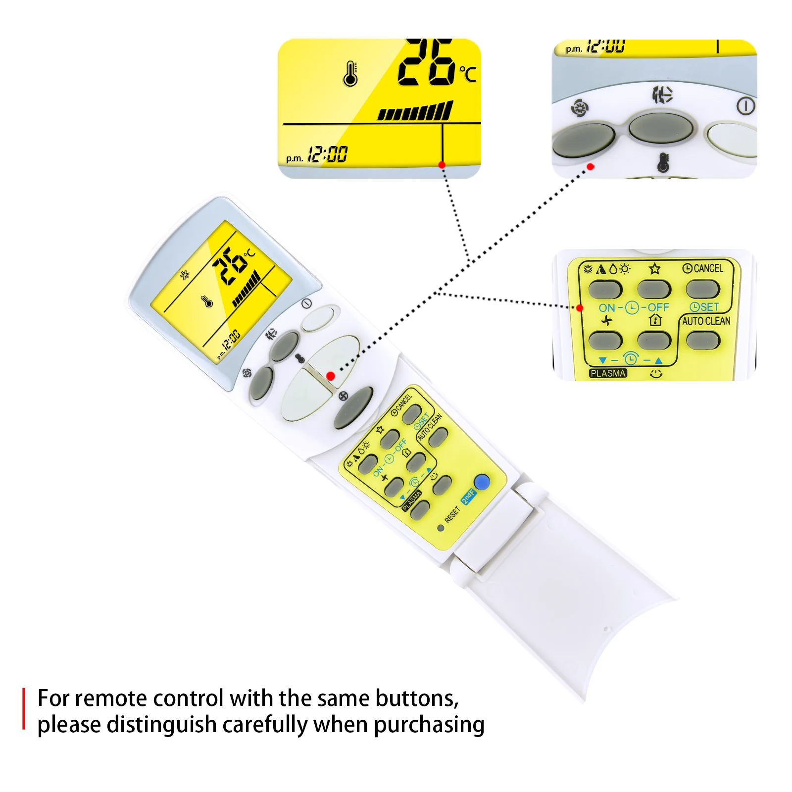 Новый пульт дистанционного управления для AC 6711A90032L 6711A90032Y 6711A90032N с подсветкой L8004R 6711A90091H