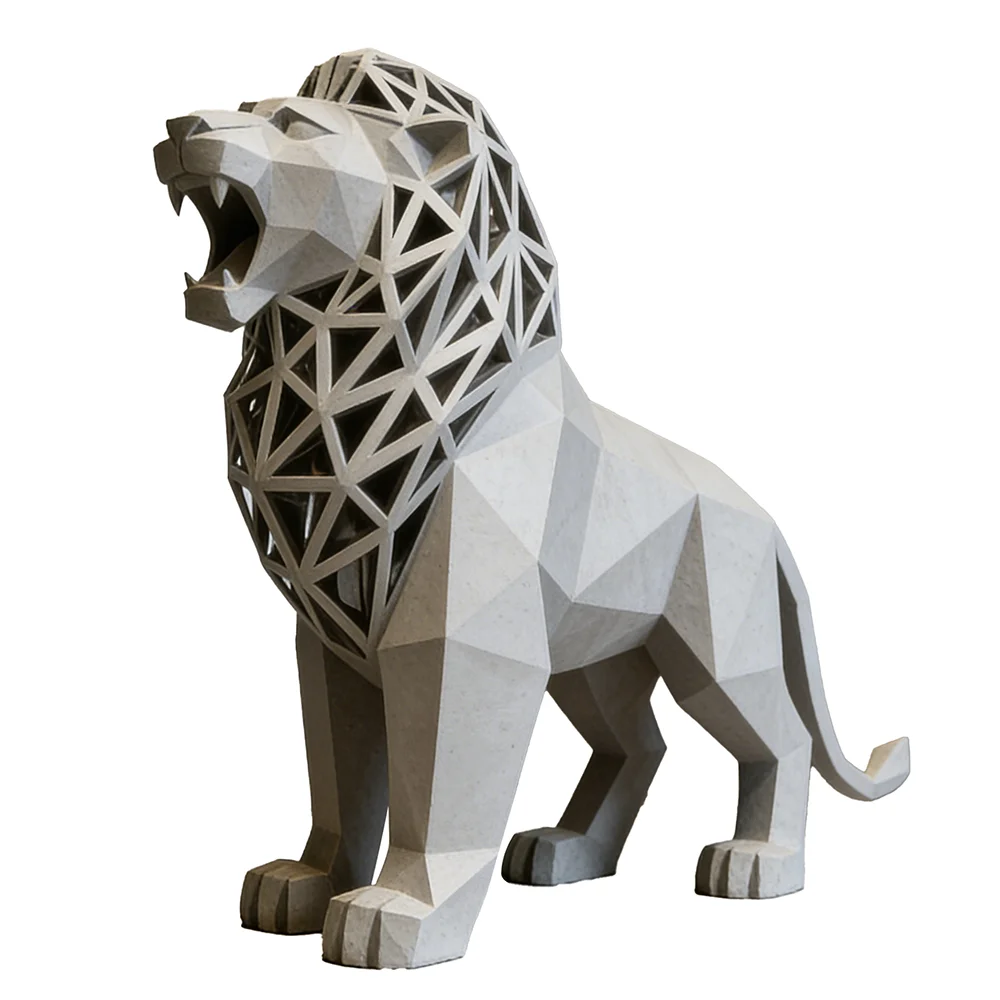カスタムSLM金属3Dプリントサービスによる、精巧な動物アー - Art Craft Lion のレビューと価格