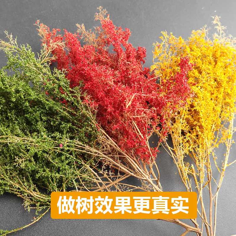 10 gr/beutel Miniatur Baum Blatt Pulver Modell Pflanze Gelände Pulver Für DIY HO N Eisenbahn Zug/Militär/gebäude Szene Dioramas Kit