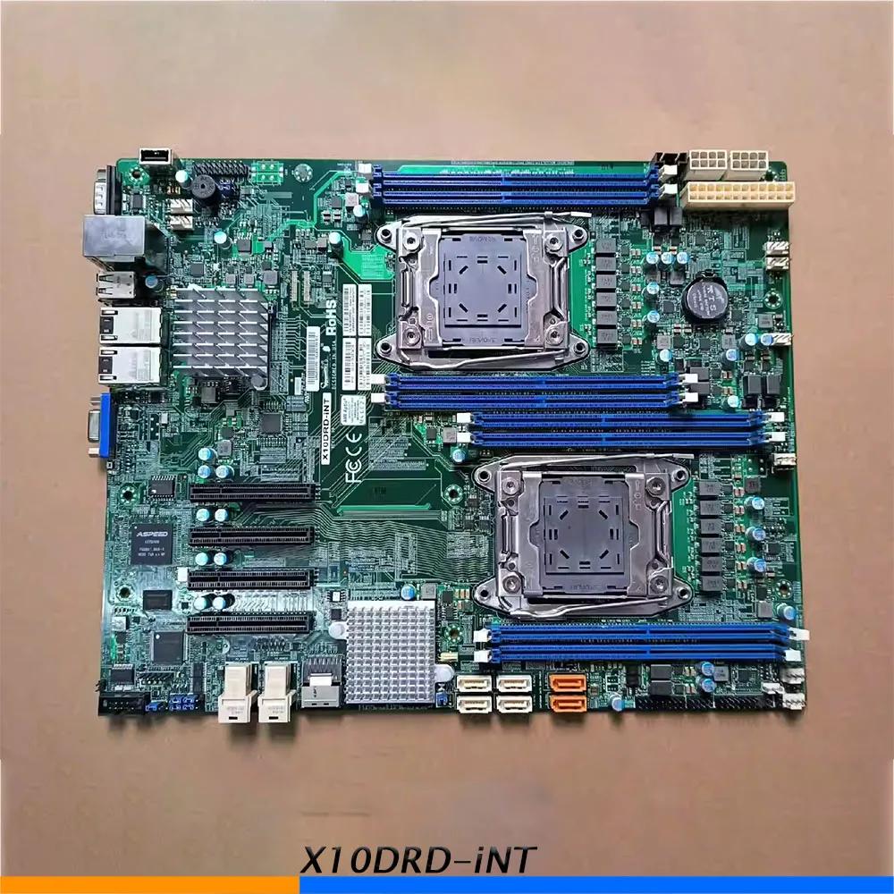 

X10DRD-iNT для материнской платы Supermicro Server E5-2600 v4 v3, Внутренние порты NVMe PCI-E 3,0x4 LGA2011 DDR4