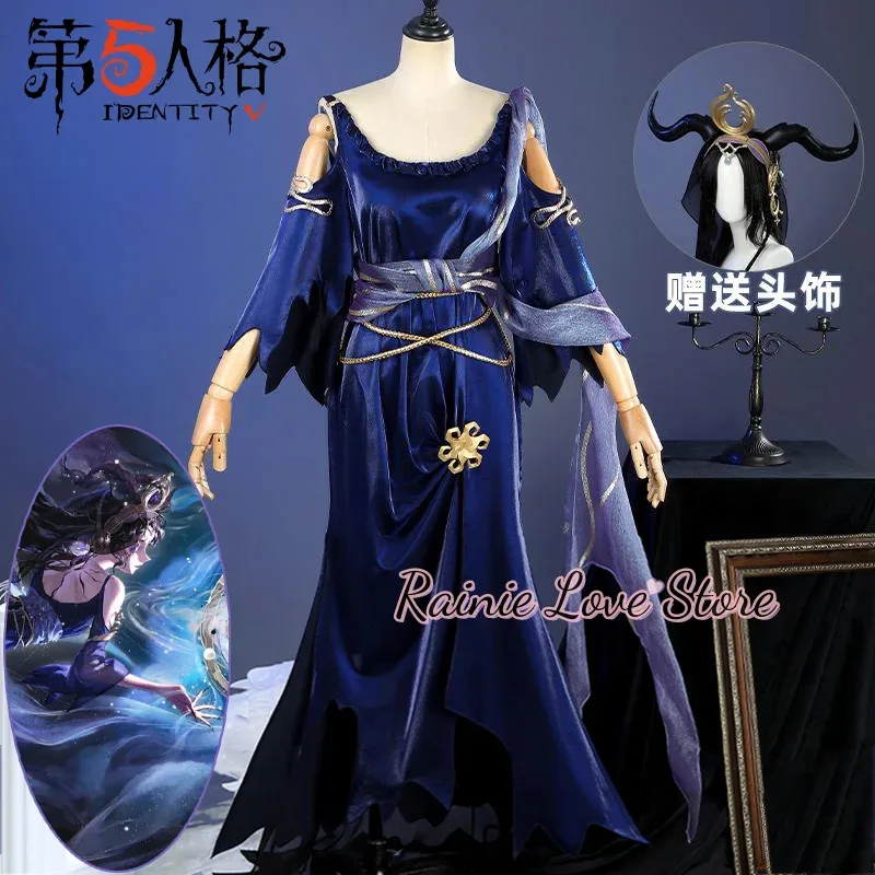 DY20 لعبة الهوية الخامس الكاهنة تأثيري حلي نافى يوغ-سوث كاهنة الزي لحفلة الهالوماس فيونا جيلمان دور P