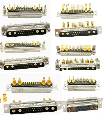 

1PCS High current D-SUB 21W4 Copper axis radio frequency