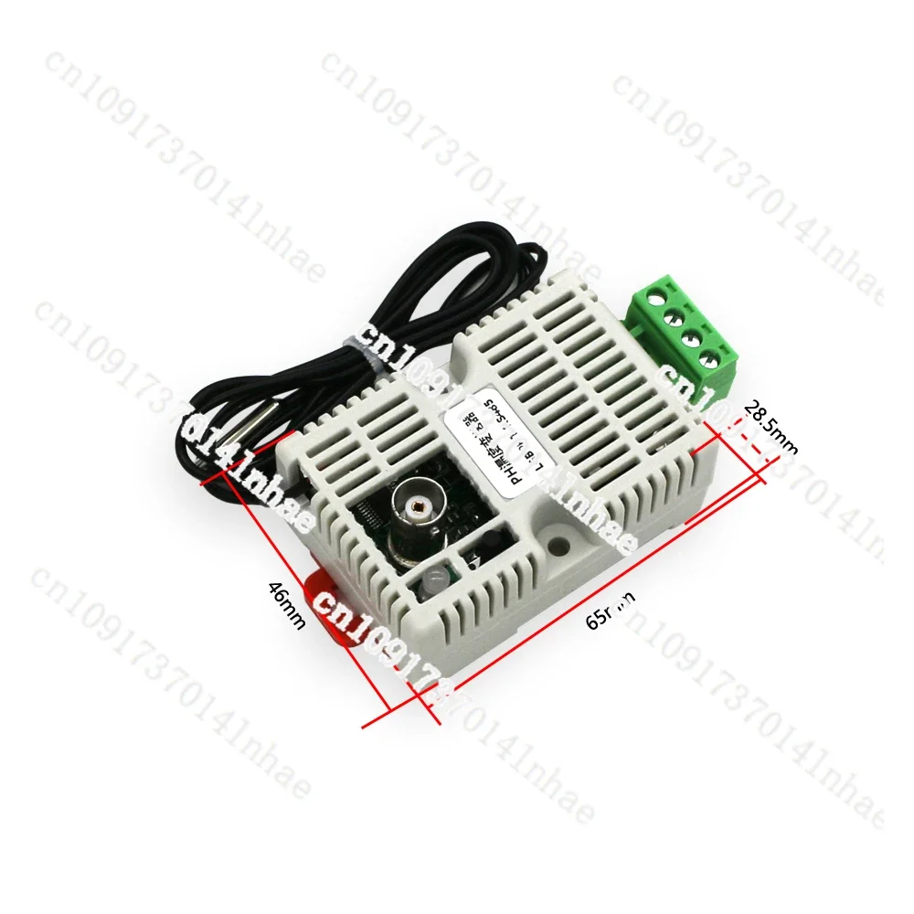 PH Value Temperature Transmitter Detection Sensor Module Analog Output Voltage 4-20 MA RS485 Output