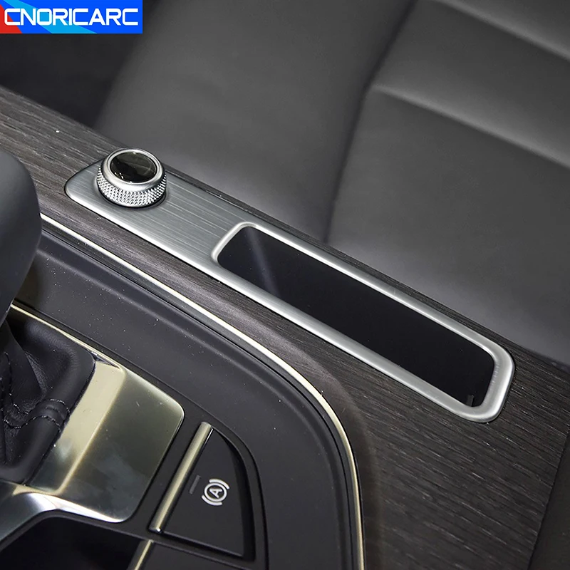 

Для Audi A4 B9 2017-2021 левый Стайлинг автомобиля, центральная консоль, регулировка громкости, рамка, украшение, аксессуары для интерьера из нержавеющей стали