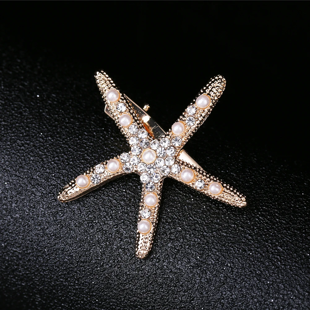 

2PCS Star Hair Clips Pearl Rhinestone Barrettes for Girls Wedding Party Bridesmaids Duckbill Hairpins Accessories