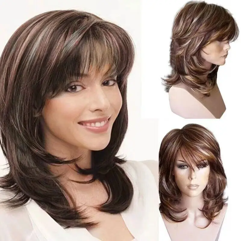 

Long Layered Wavy Mixed Red Synthetic Hair Capless 14 Inches Women Fashion Wigs