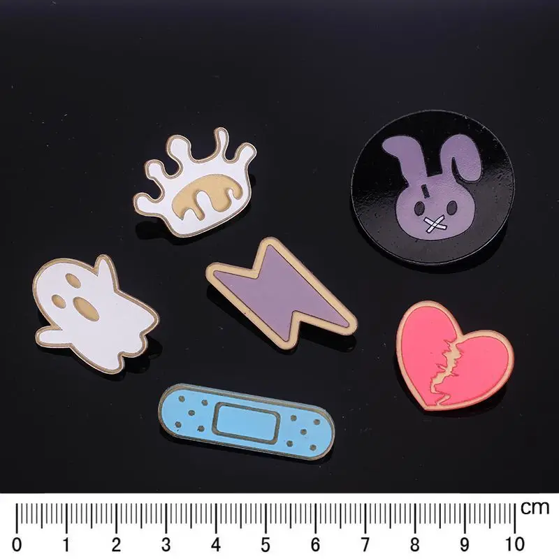 Japanese Anime Vtuber Maria Marionette Cosplay Costume Badge Brooch Pin Collar Pin Accessory