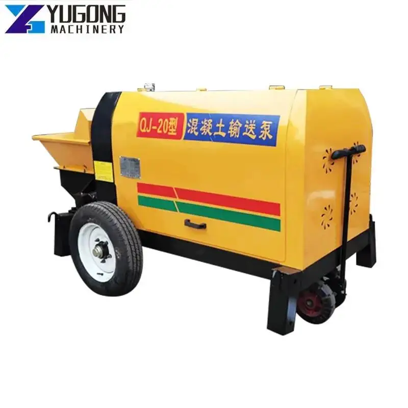 Fine stone concrete pump Secondary structure column pump pressure strong particles Hydraulic secondary structure pouring pump