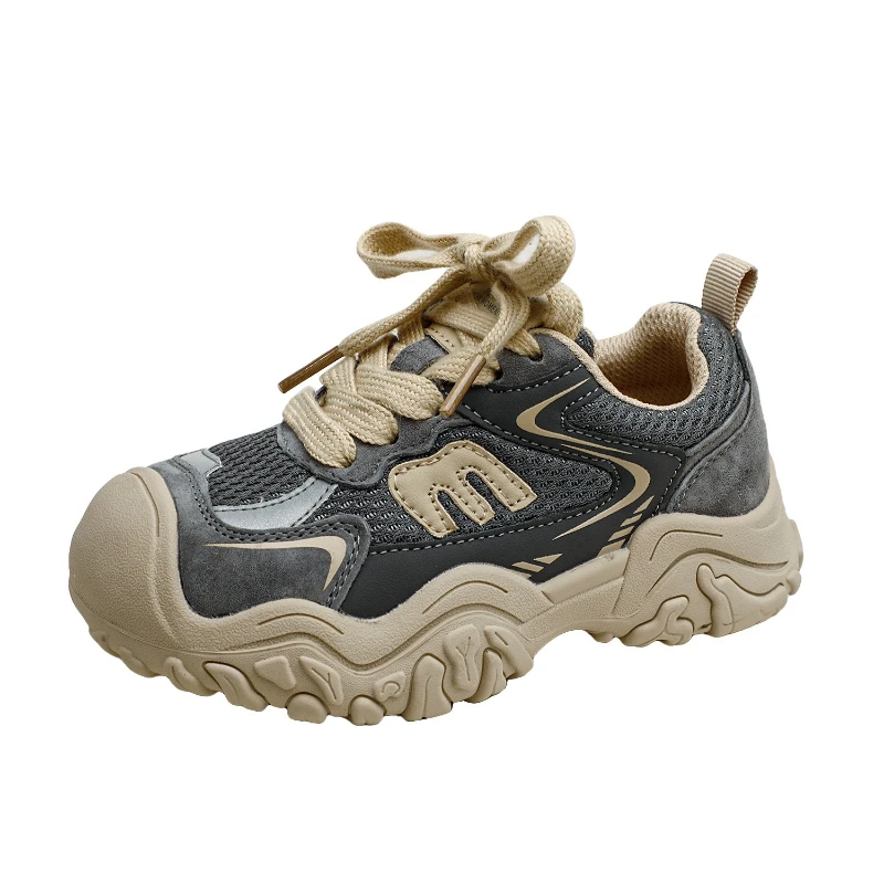 

Autumn Kids Boys Girls Fashion Anti Kick Durable Outdoor Hiking Shoes Children's Toddlers Breathable Low-top Non-slip Sneakers