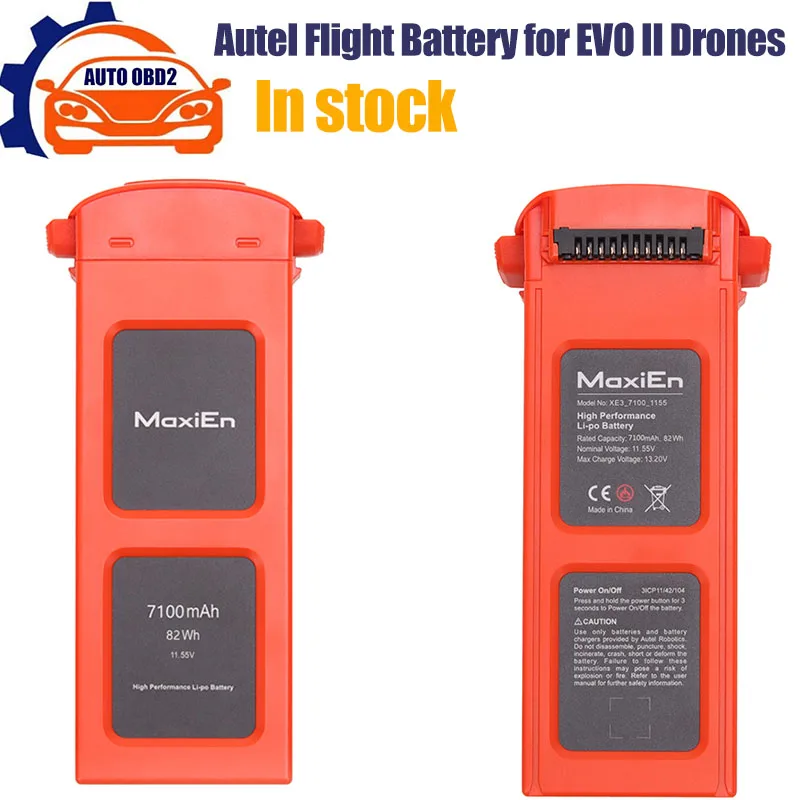 Autel Robotics Flight Battery 7100mAh Li-Po Charging Batteries for Autel Robotics EVO 2/ Pro/ Dual HD Camera Drone