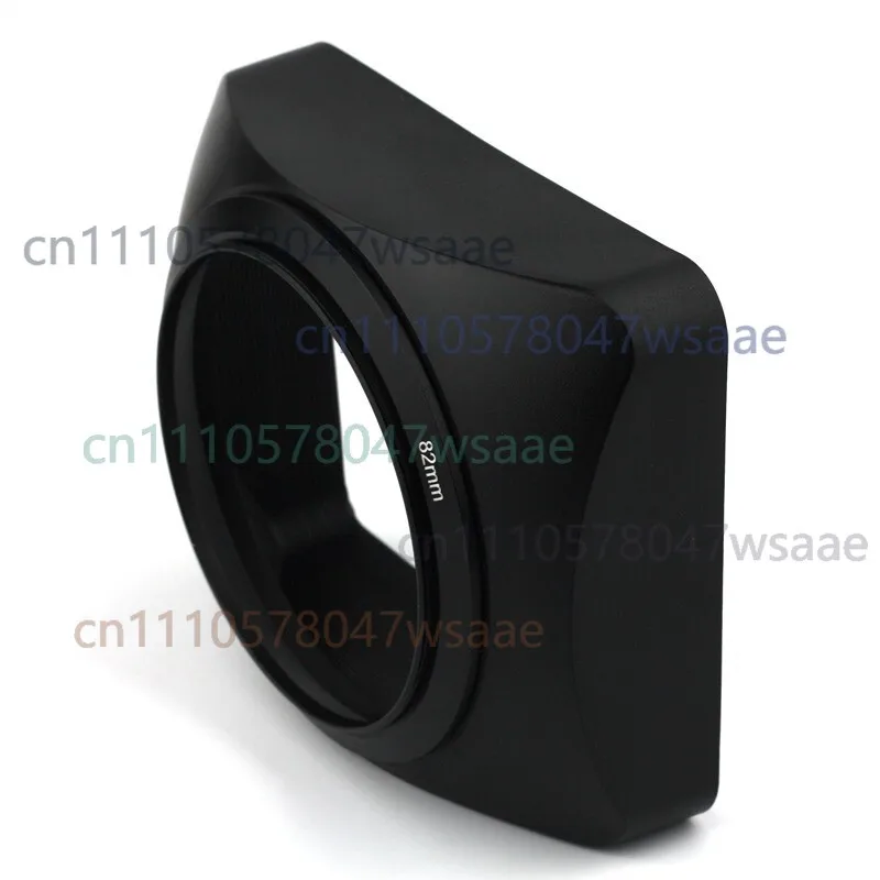 82mm Square Wide Angle Lens Hood Sun Shade, Fit DSLR Camera DV Camcorder 82mm Filter Thread Anti Glare Accessory