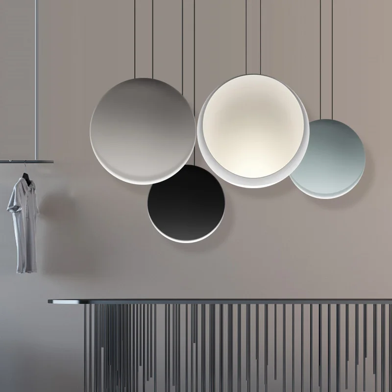 Moderne Minimalistische Atmosphäre Kreative Hintergrund-Halbmond-Pendelleuchte Restaurant Kunst Schlafzimmer Nachttisch Café Bar Dekoration
