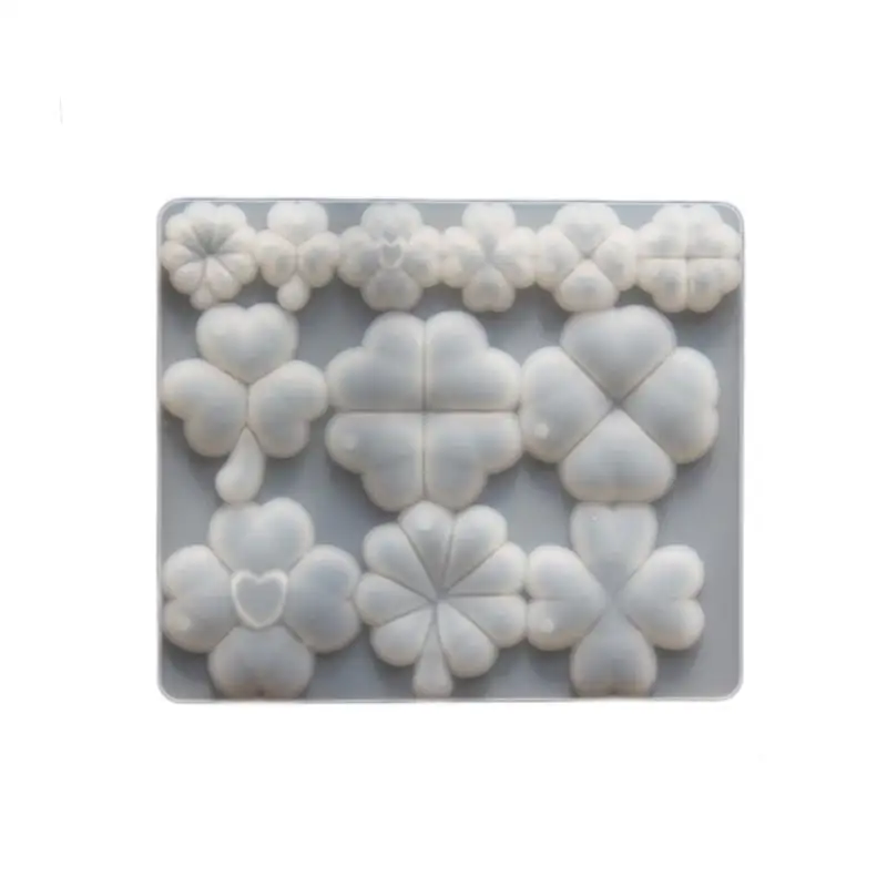 

31BB Multipurpose Four Clovers Silicone Mold Flexible Jewelry Part Mold Suitable for Crafting Elegant Charm and Pendants