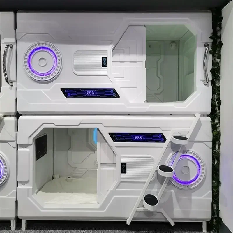 NEW Space Sleep Cabin Upper and Lower Bed Capsule Bed Dormitory Bed Sleep Cabin Wholesale