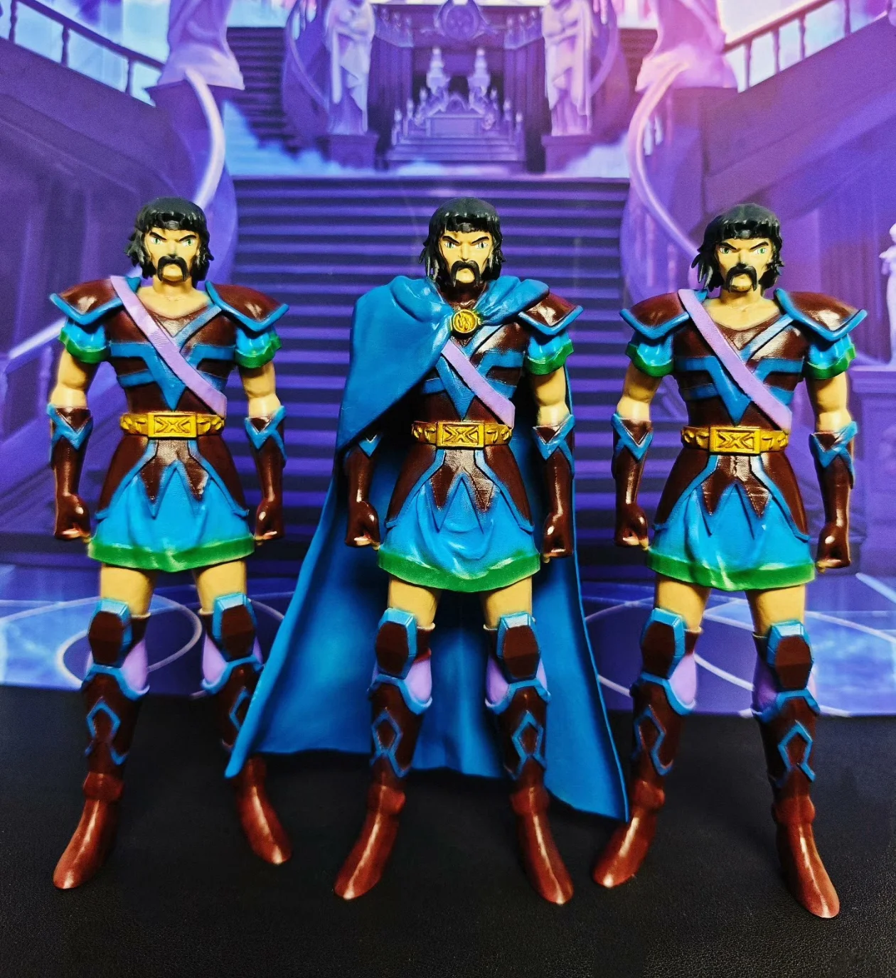 

Saint Seiya Cassios & Meeme's Adoptive Father Keruge Resin Model Collectible Toy