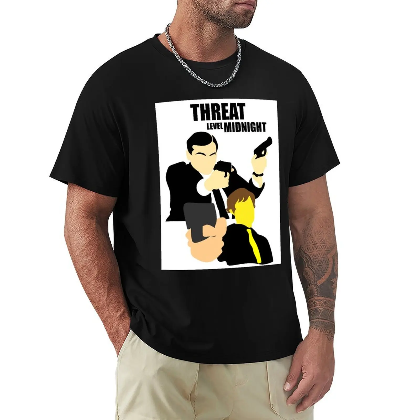 

The Office - Threat Level Midnight Classic T-Shirt graphic shirts funny gifts summer shirt mens graphic t-shirts hip hop