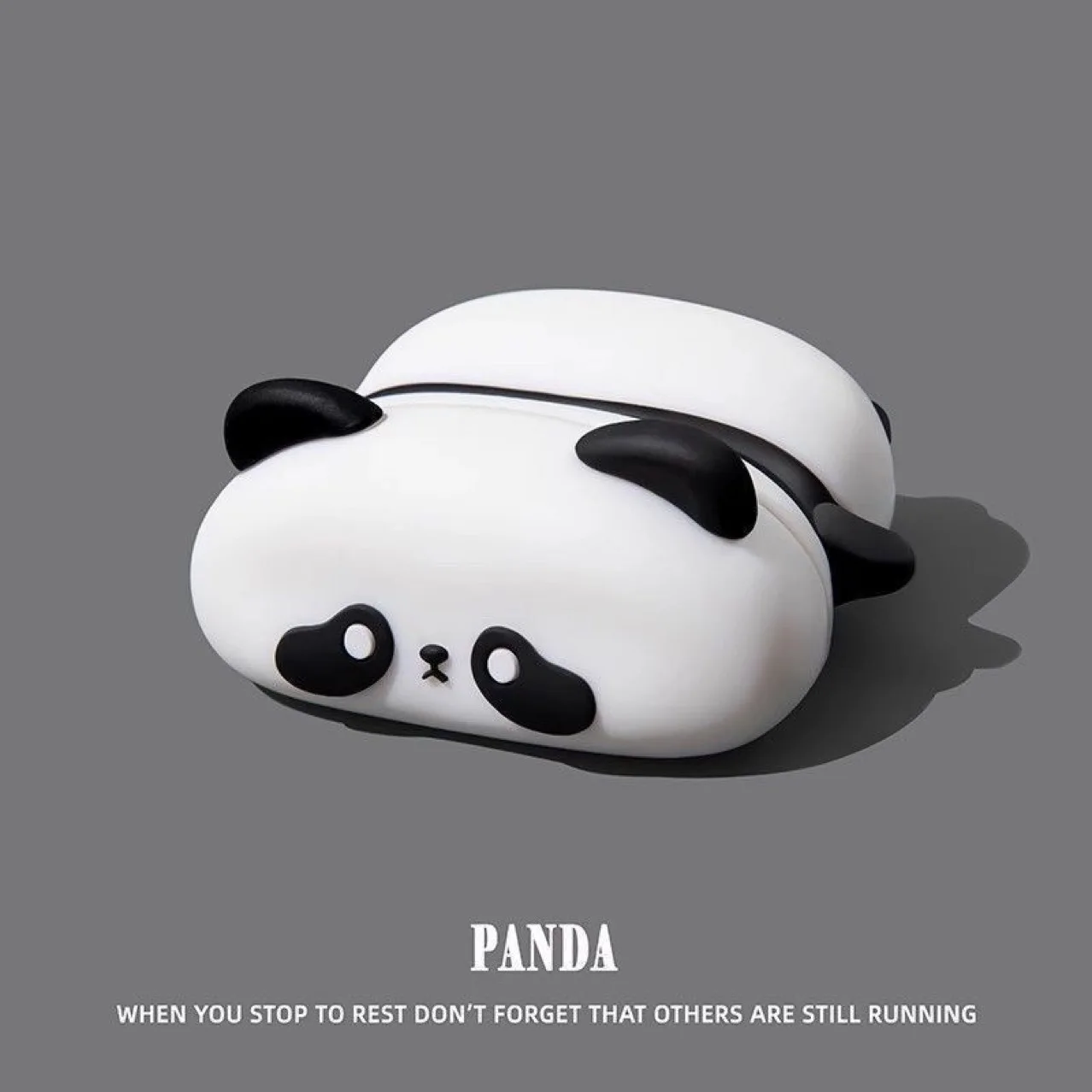 For Airpods 5 2026 Pro 3 2 4 Pro3 Pro2 Earphone Case Cute 3D Cartoon Panda Soft Silicone Animal Headphone Cover with Keychain