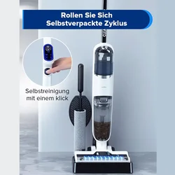 Redkey W12 Wireless Wet Dry Vacuum Cleaner Multi-Surface Smart Handheld Cordless Mop Floor Washer Self-Cleaning for Pet-friendly