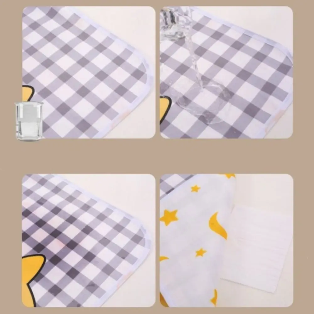 Soft Waterproof Bedding Sheet Cloth Reusable Washable Bedding Urine Pads Breathable Bed Protector Diaper Baby