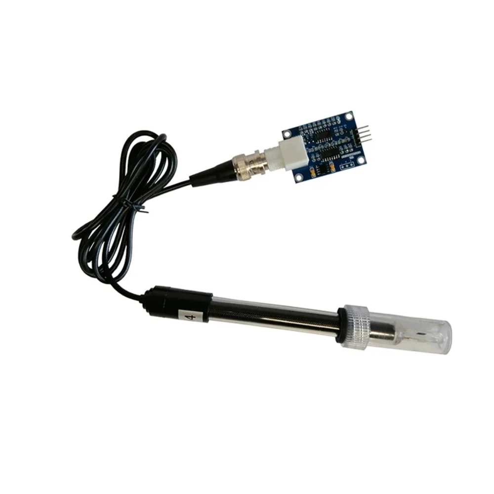 Conductivity Sensor Module + EC Electrode Kit for Water Quality Testing, Analog Output 0–3.4V, BNC Connector, 0–20mS/cm Range