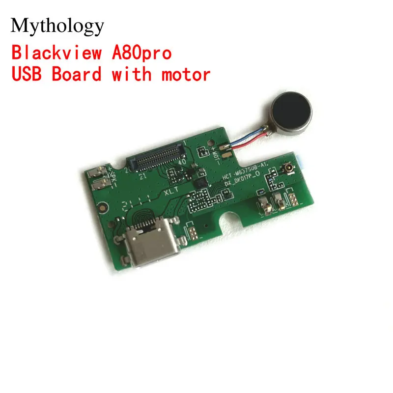 For Blackview A80 Pro Motor Original USB Board Microphone Flex Cable Dock Connector 6.49