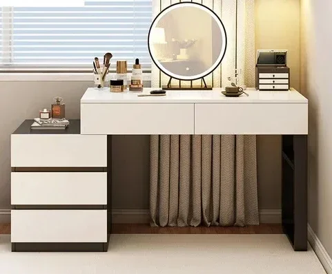 Nordic Led Chair Dressing Table Container Comfortable Dressing Table