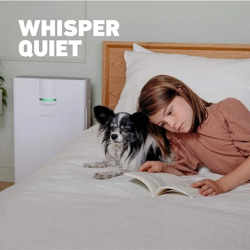HATHASPACE Smart Air Purifiers - True HEPA Air Purifier, Cleaner & Filter for Allergies, Smoke, Pets Eliminator of 99.9% of Dust