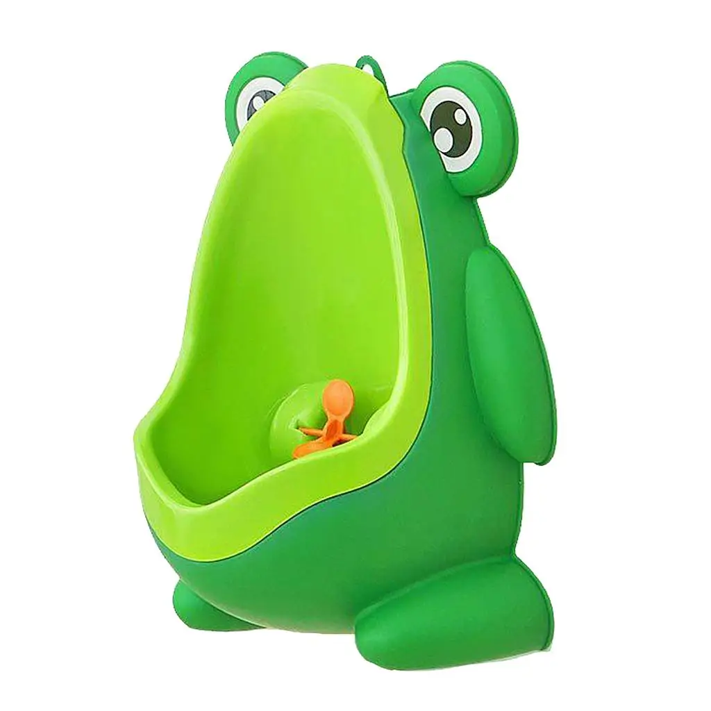 Cute Frog Little Boys Pee Toilet Children Training Potty Urinal Wall Mounted Urinal for Boys Easy to Clean  Standing Toilet Bowl