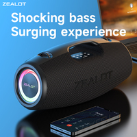 S78 120W High Power Portable Bluetooth Speaker RGB Speaker Light 3D Stereo Surround TWS Boom Box