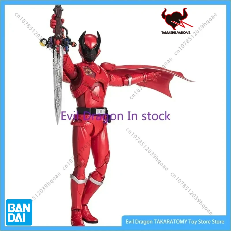 

Original Bandai Ohsama Sentai King-Oh Anime Figure SHF KU WAGATA OHGER Action Figure Toy Kids Gift Collectible Decoration