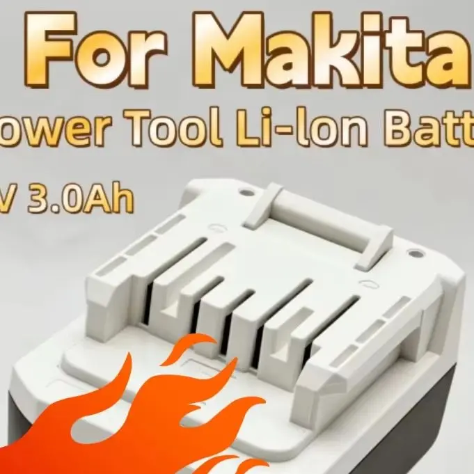 14.4V 3000mAh Li-Ion Battery for Makita Power Tools Compatible with BL1415G BL1413G BL1460G DC18WA UH480D UH520D UM165D UR140D