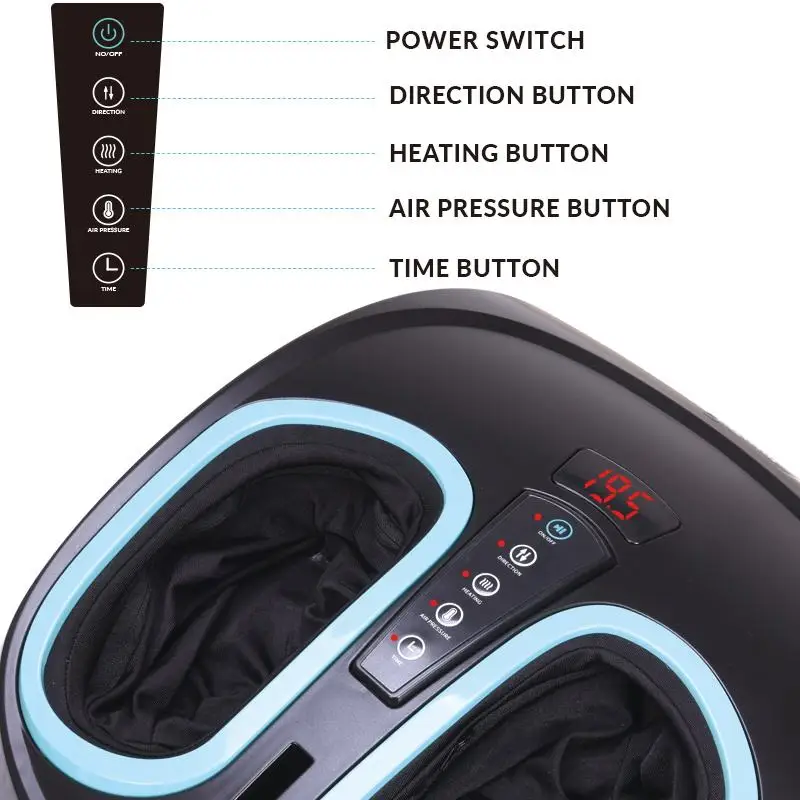 Electric Blood Circulation Massager Foot Massage Machine Professional Foot Massager