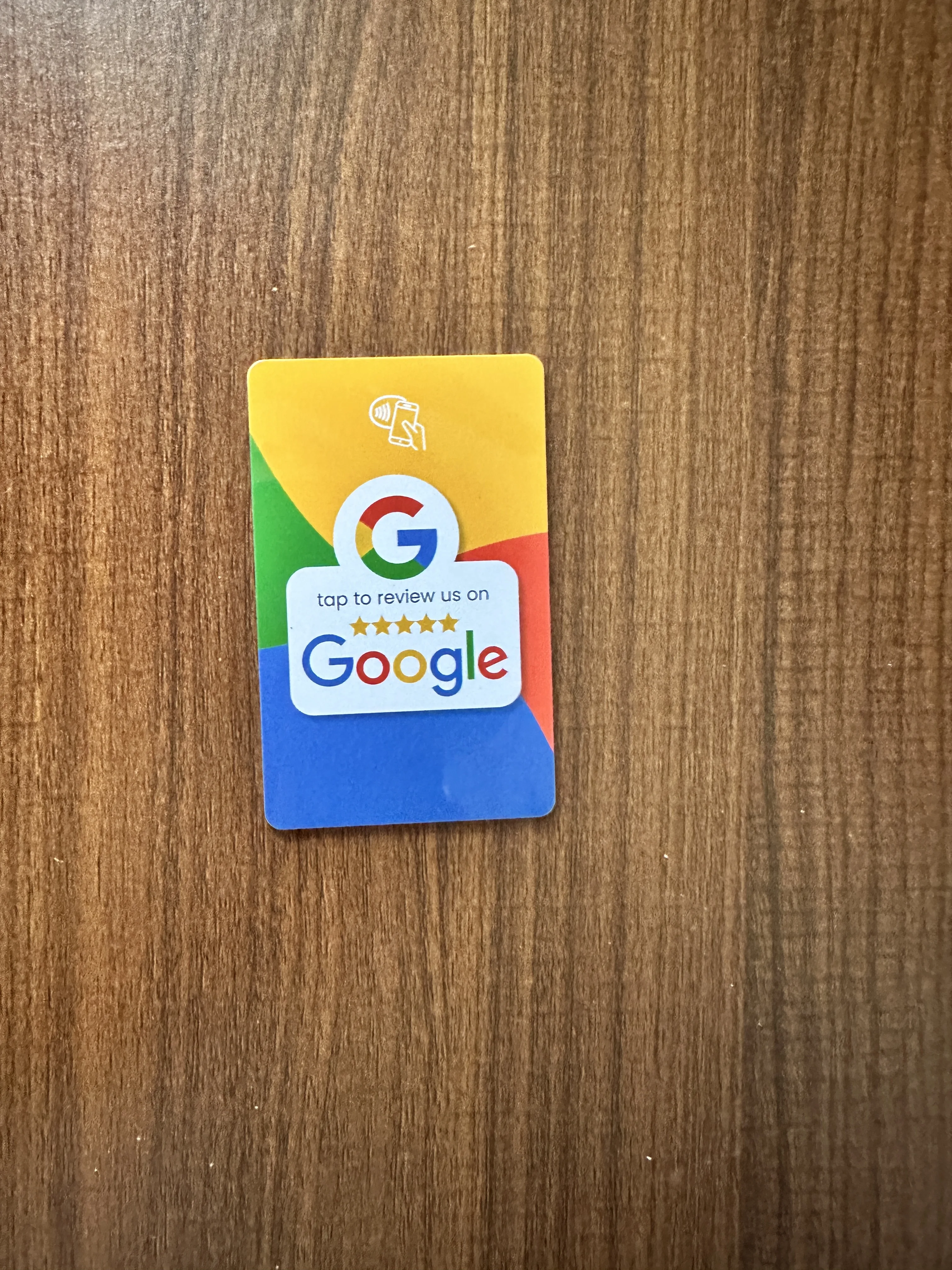 بطاقة Google Reviews NFC 215 تعزز مراجعاتك المواد البلاستيكية المتينة