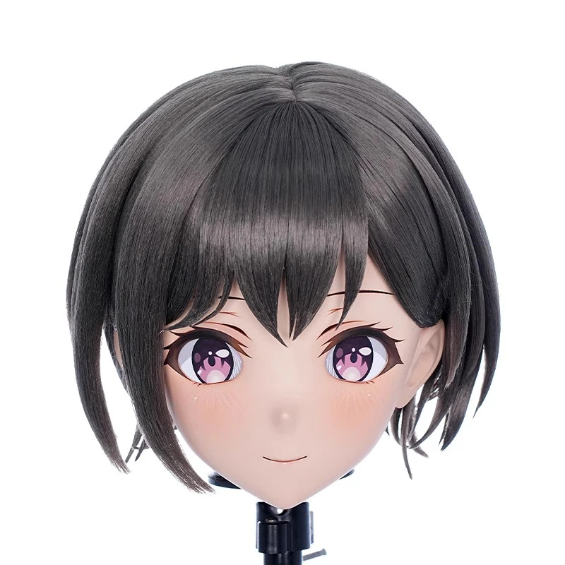 

Handmade Customize Full headband lock Doll Cartoon Character Kig Cosplay Kigurumi Mask Resin Japanese Anime Kigurumi Masks
