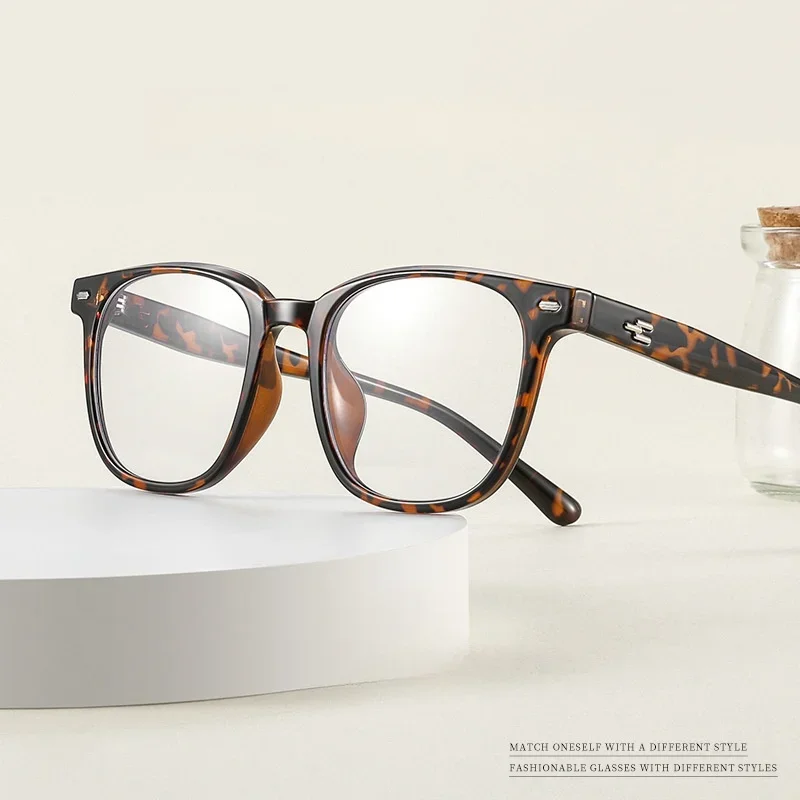 نظارات طبية بصرية للرجال والنساء من OLLYMURS نظارات قراءة تحجب الضوء الأزرق TR90 نظارات بدرجة مربعة 9089