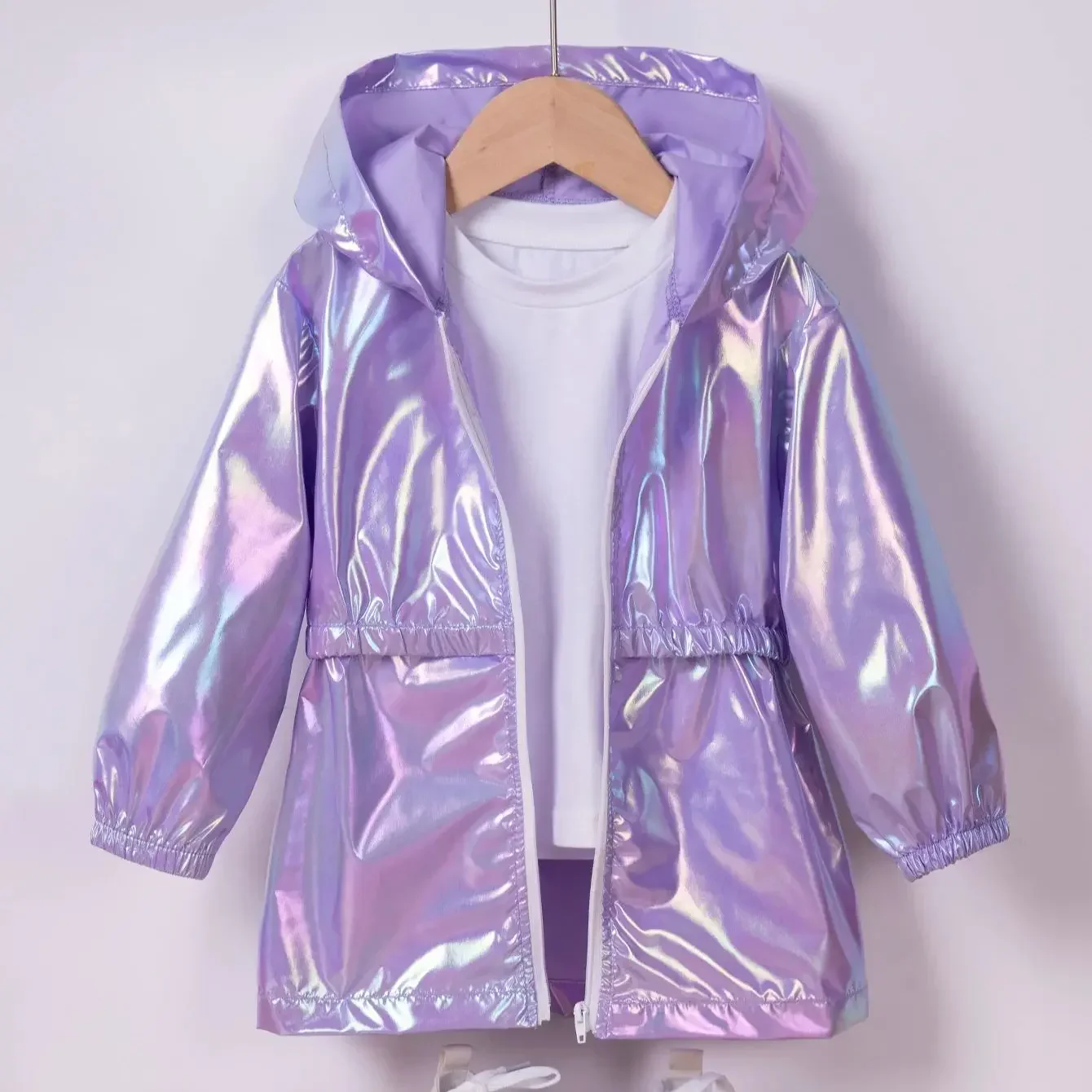 Spring and Autumn Children's Light and Thin Breathable Zipper Coat Jacket for Boys and Girls Fashion Thin Jacket image 2