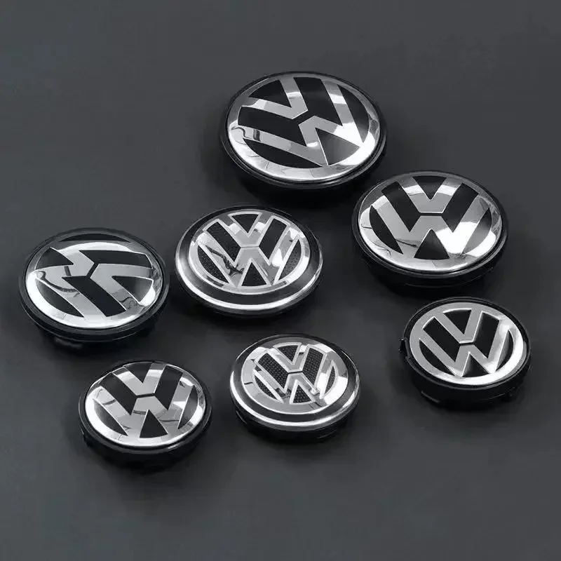 

40 шт., 55 мм, 56 мм, 65 мм, 63/70 мм, 76 мм, колпаки центра колес автомобиля, крышка ступицы для VW Volkswagen Jetta MK5 Golf Passat 3B7601171 1J0601171